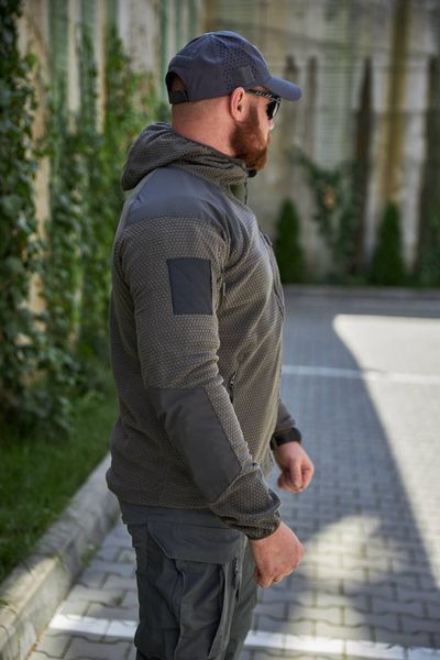 Флісова кофта вафелька Shark Skin Grey 422674-56 фото