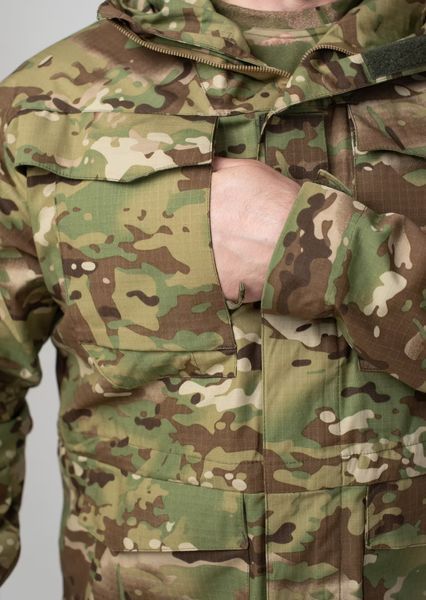 Парка демісезонна мультикам ріп-стоп Military, розмір 46 905081-46 фото
