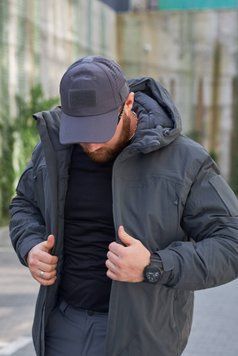 Бейсболка літня дихаюча NANO Cap з перфорацією Shadow Grey DTM-25065 фото
