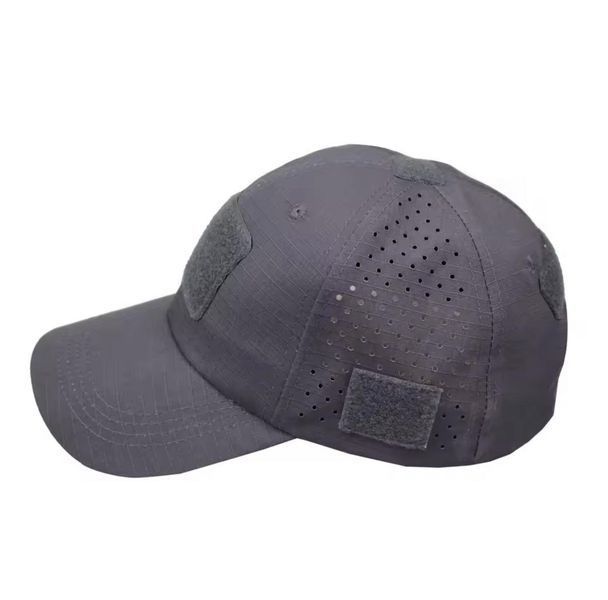 Бейсболка літня дихаюча NANO Cap з перфорацією Shadow Grey DTM-25065 фото
