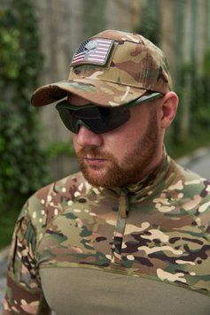 Бейсболка з велкро панеллю ріп-стоп Multicam B13 фото