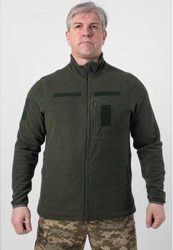 Тактична флісова кофта вафелька Olive 398015-46 фото