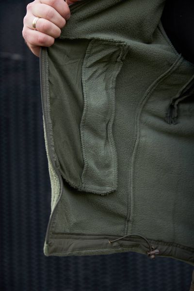Чоловіча флісова кофта Esdy Olive 678091-48 фото