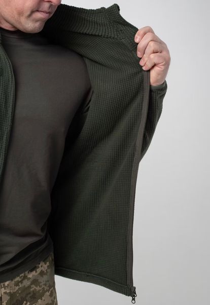 Тактична флісова кофта вафелька Olive 398015-46 фото