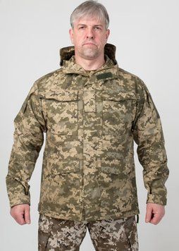 Парка демісезонна піксель ріп-стоп Military, розмір 46 905082-46 фото