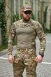 Бойова сорочка Tactical Group з довгим рукавом Multicam, Мультикам, S (46), Мультикам