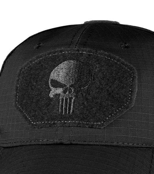 Бейсболка літня &laquo;Каратель&raquo; Punisher Black B11 фото