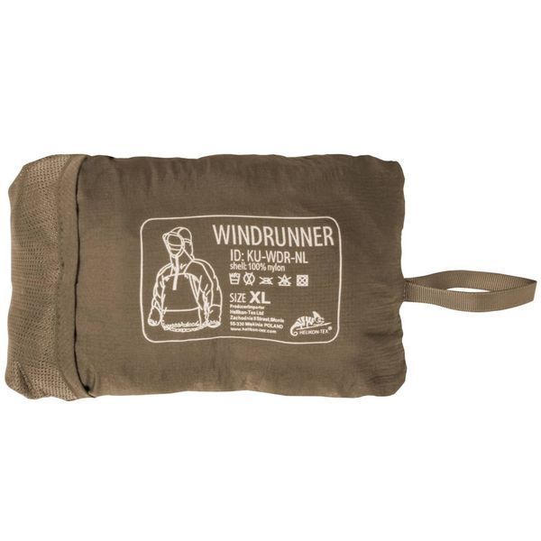 Літня вітровка Helikon Windrunner Windshirt WindPack Coyote KU-WDR-NL-11-46 фото