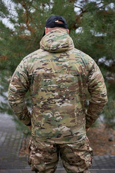 Куртка легка зимова, мікро пуховик YINREN WolfHound Multicam 517122-46 фото