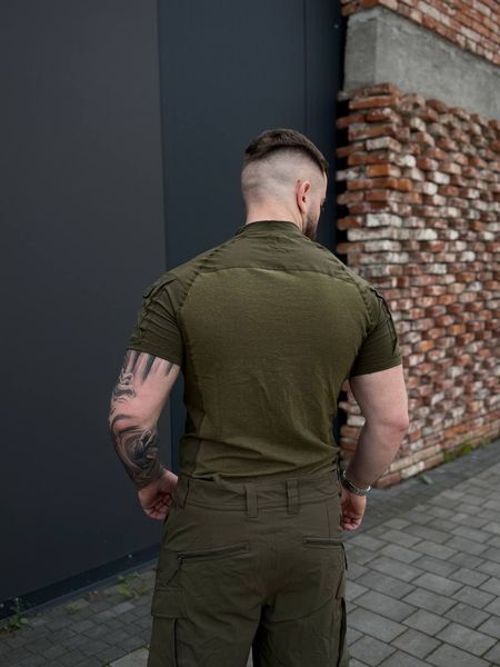 Бойова сорочка з коротким рукавом T-Shirt Olive А33903-46 фото