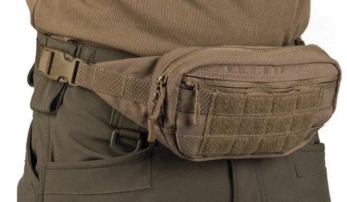 Поясна сумка MIL-TEC FANNY PACK MOLLE COYOTE 3123047 фото