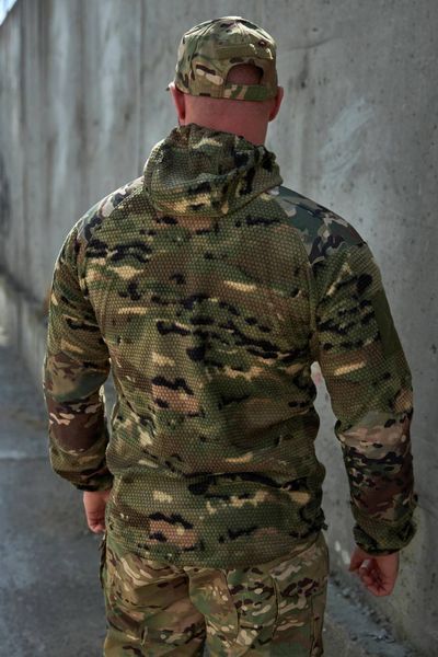 Флісова кофта вафелька Shark Skin Multicam  422670-46 фото