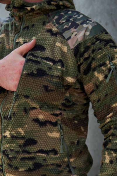 Флісова кофта вафелька Shark Skin Multicam  422670-46 фото