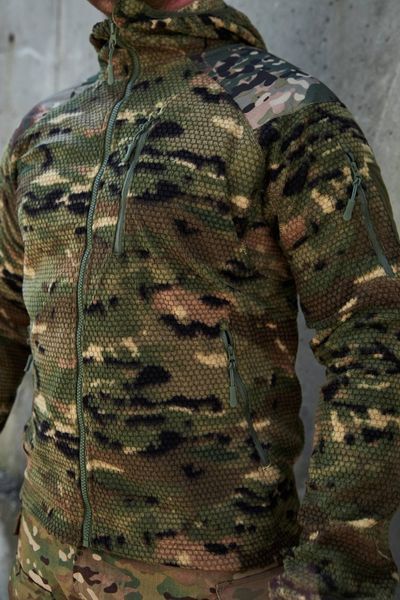 Флісова кофта вафелька Shark Skin Multicam  422670-46 фото