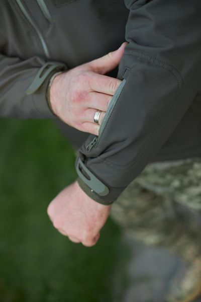 Куртка Soft Shell на флісі Олива Хакі 101057-44 фото