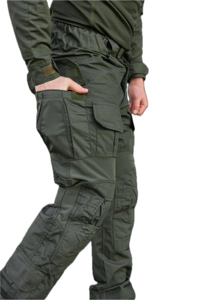 Тактичні штани з наколінниками+ FLEX вставки Олива, розмір 46 97971-46 фото