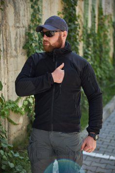 Флісова кофта вафелька Shark Skin Black 422672-46 фото