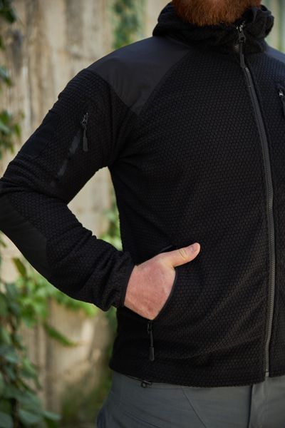 Флісова кофта вафелька Shark Skin Black 422672-46 фото