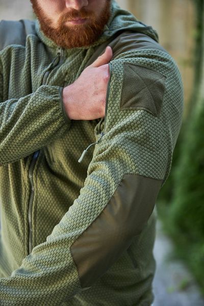 Флісова кофта вафелька Shark Skin Olive 422671-46 фото