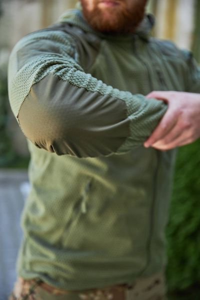 Флісова кофта вафелька Shark Skin Olive 422671-46 фото