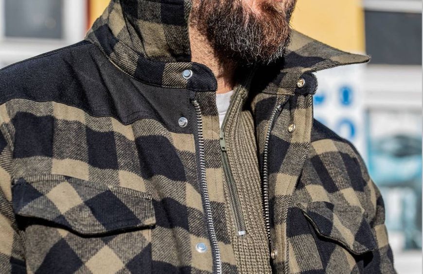 Куртка демісезонна Sturm Mil-Tec "Lumber Jacket" Grey/Black 10370508-52 фото
