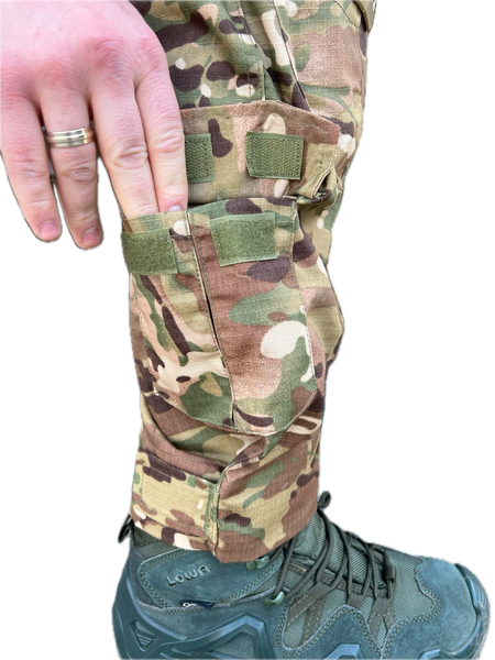 Штани тактичні Combat Tactical мультикам з наколіниками 407688 фото
