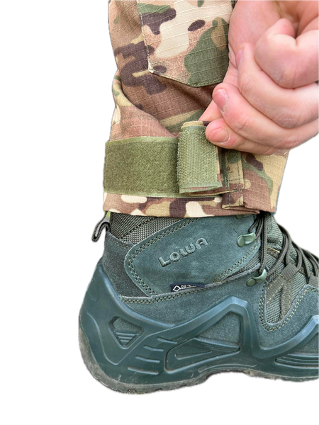 Штани тактичні Combat Tactical мультикам з наколіниками 407688 фото