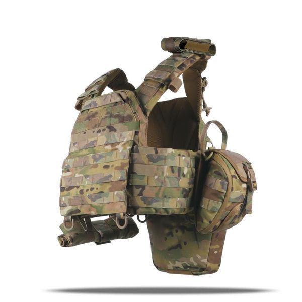 Комплект №3: Плитоноска Kiborg GU gen.2 + 8 підсумків Multicam 45004 фото