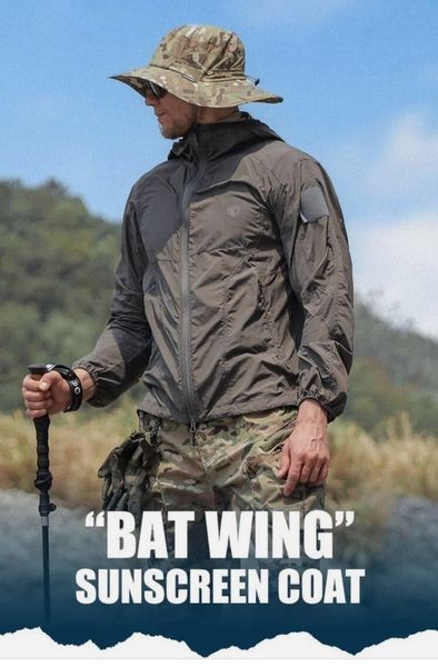 Штормовка Emersongear Bat wing sunscreen coat Shadow Grey 278402-48 фото