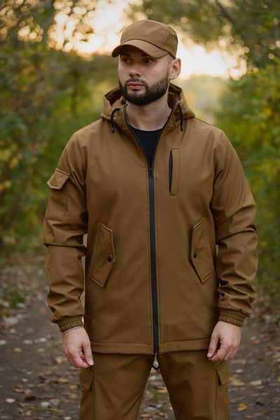 Костюм чоловічий soft shell на флісі Coyote  1699085426-46 фото
