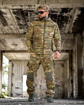 Тактичний костюм &laquo;Горн&raquo; мультикам: Куртка та Штани з наколінниками 86420-46 фото